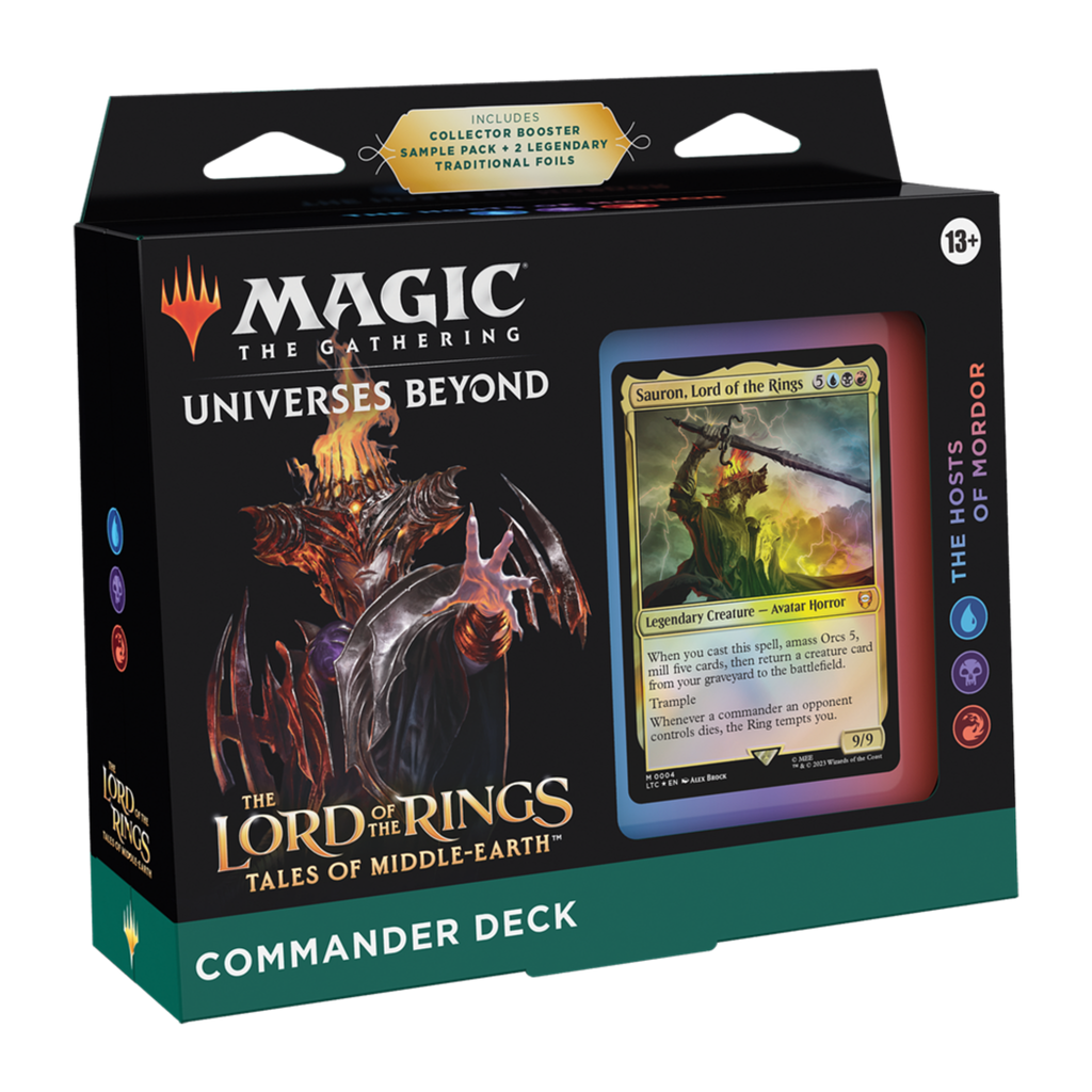 Magic The Gathering | Lord of the Rings Tales of Middle Earth - Commander Deck - The Hosts Of Mordor