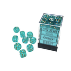 Chessex | 12mm d6 Dice Block - Teal/Gold Luminary