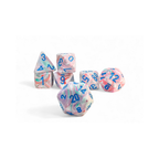 Chessex | 7-Die Set - Festive Mega Pop Art/Blue