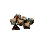 Chessex | 7-Die Set - Gemini Copper-Steel/White