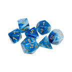 Chessex | 7-Die Set - Phantom Teal/Gold