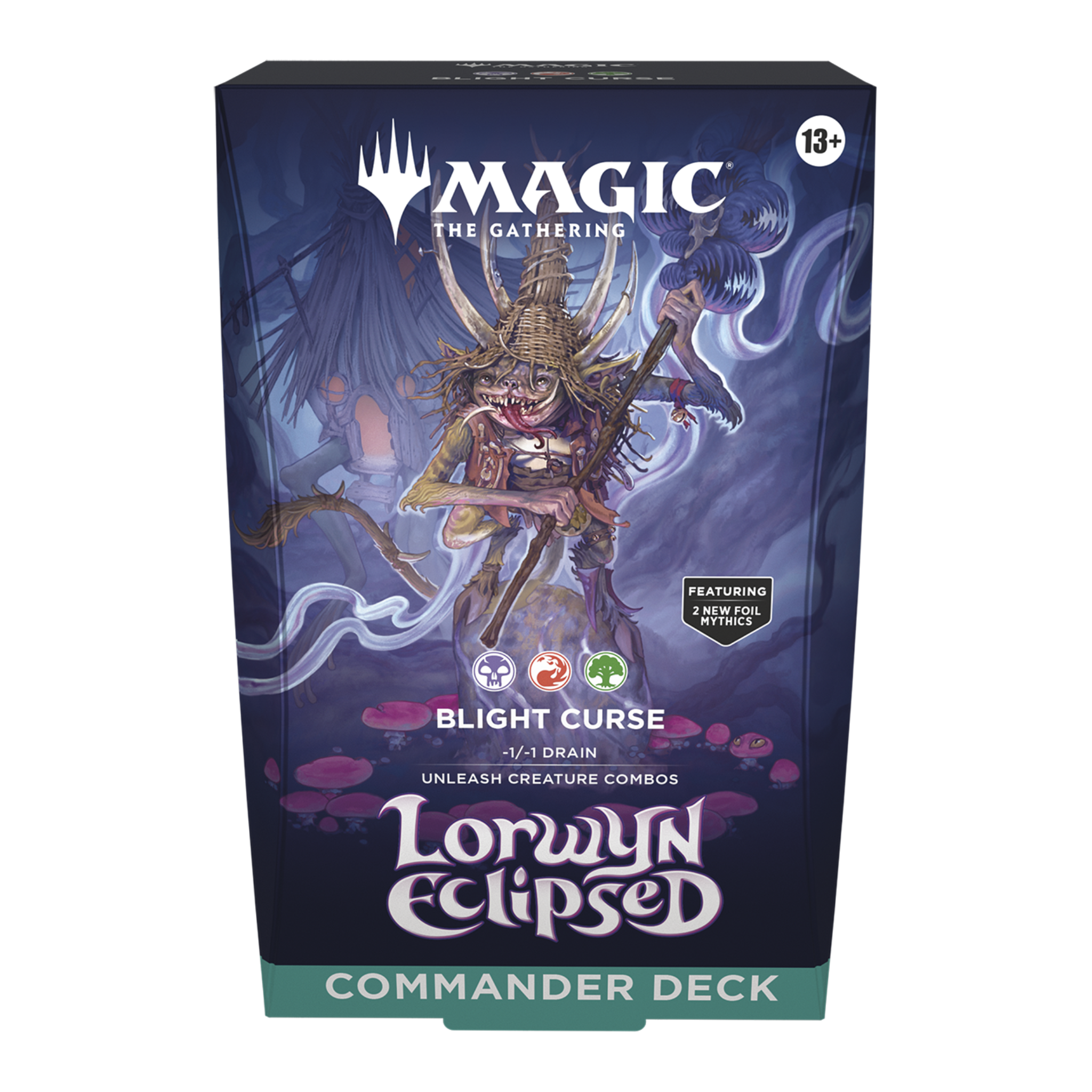 Magic The Gathering | Lorwyn Eclipsed Commander Deck - Blight Curse
