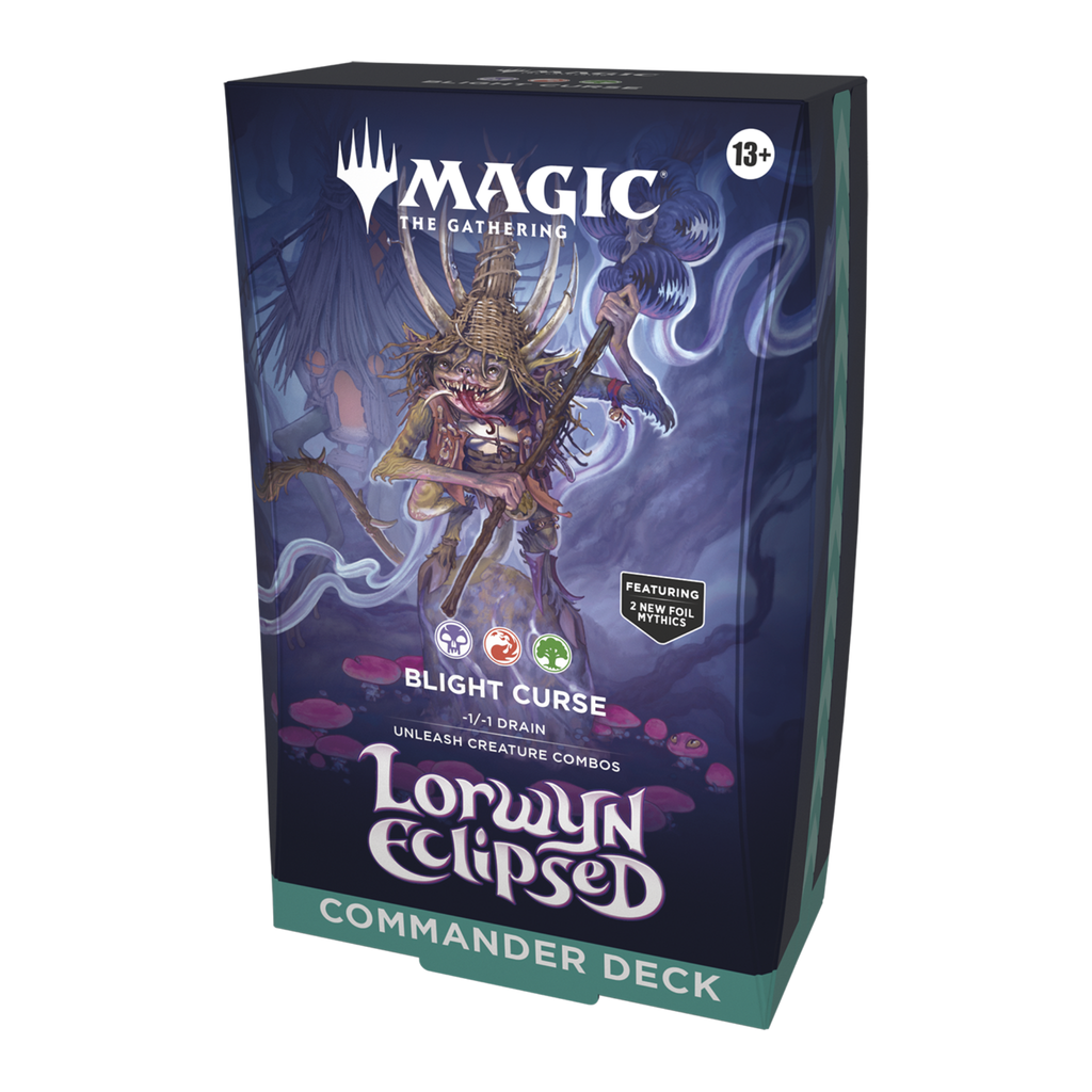 Magic The Gathering | Lorwyn Eclipsed Commander Deck - Blight Curse