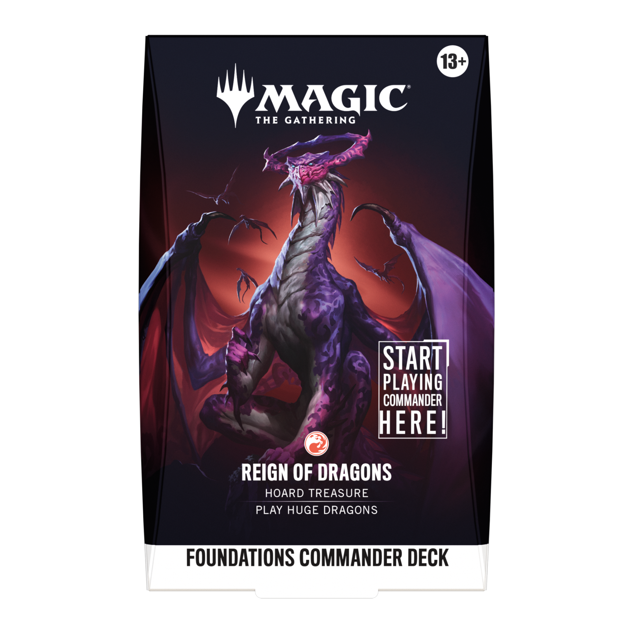 Magic The Gathering | Reality Fracture | Foundations Commander Deck - Reign of Dragons