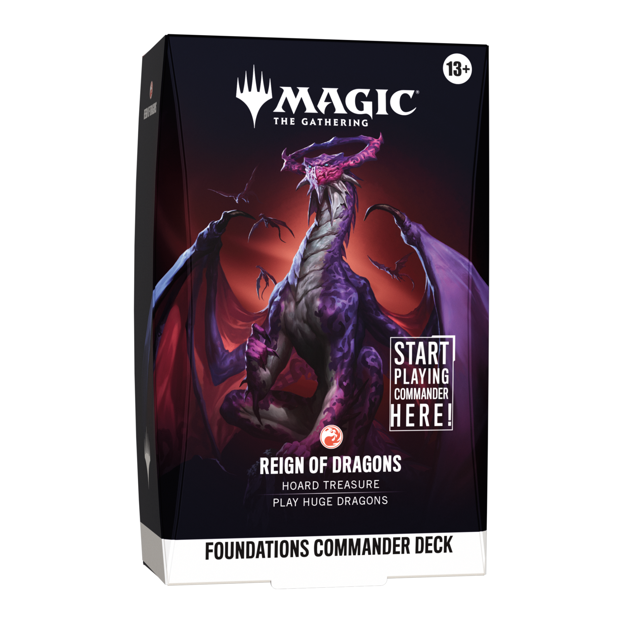 Magic The Gathering | Reality Fracture | Foundations Commander Deck - Reign of Dragons