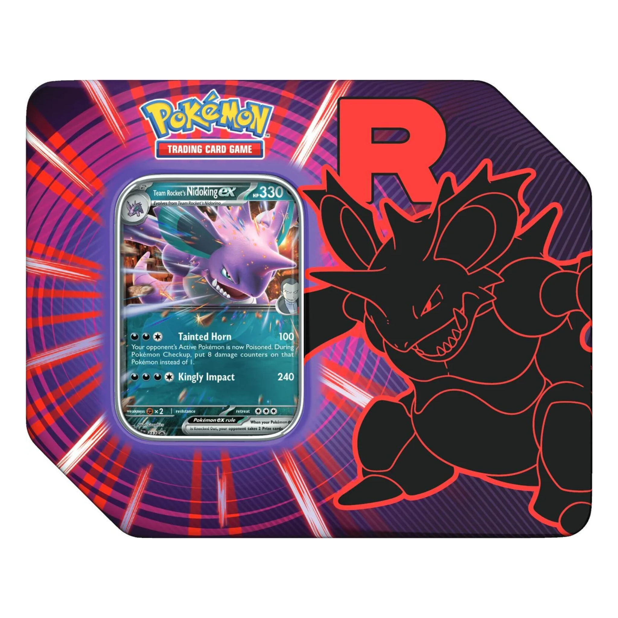 Pokémon TCG | Destined Rivals – Team Roket Tin - Nidoking
