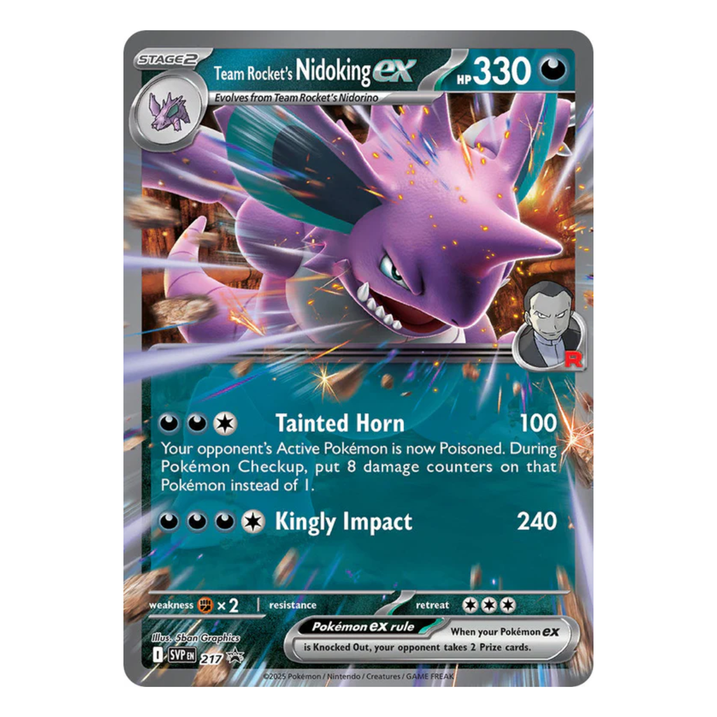 Pokémon TCG | Destined Rivals – Team Roket Tin - Nidoking