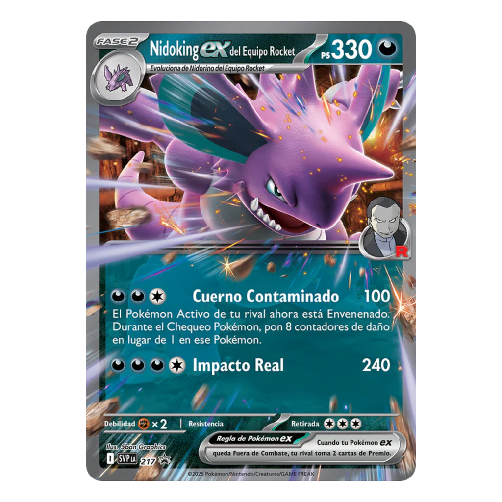 Pokémon TCG | Destined Rivals – Team Roket Tin - Nidoking
