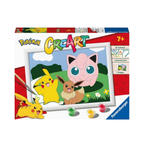 Ravensburger | CreArt - Pokémon - Pikachu, Jigglypuff & Eevee