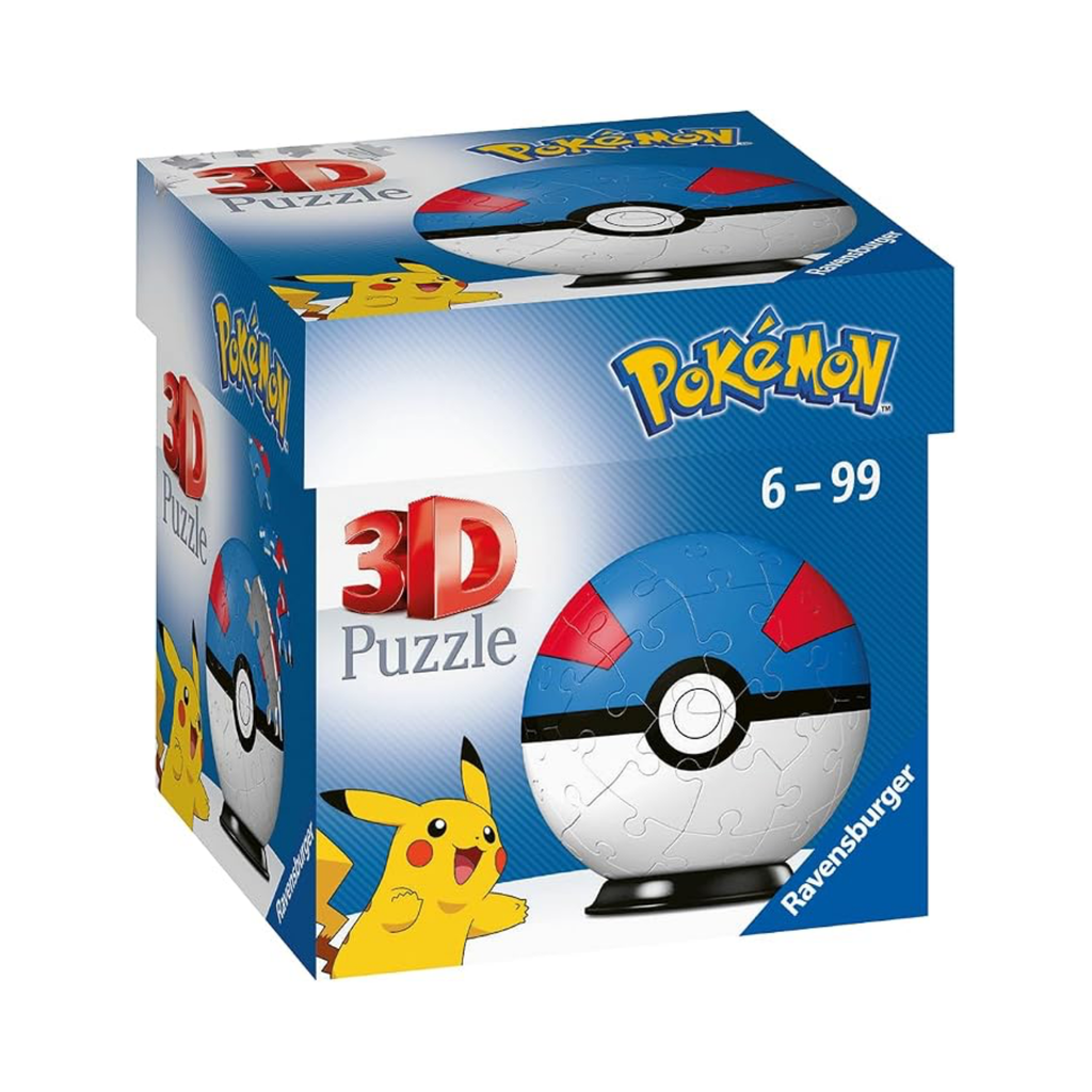 Ravensburger | Puzzle - Pokémon Superball Azul 3D