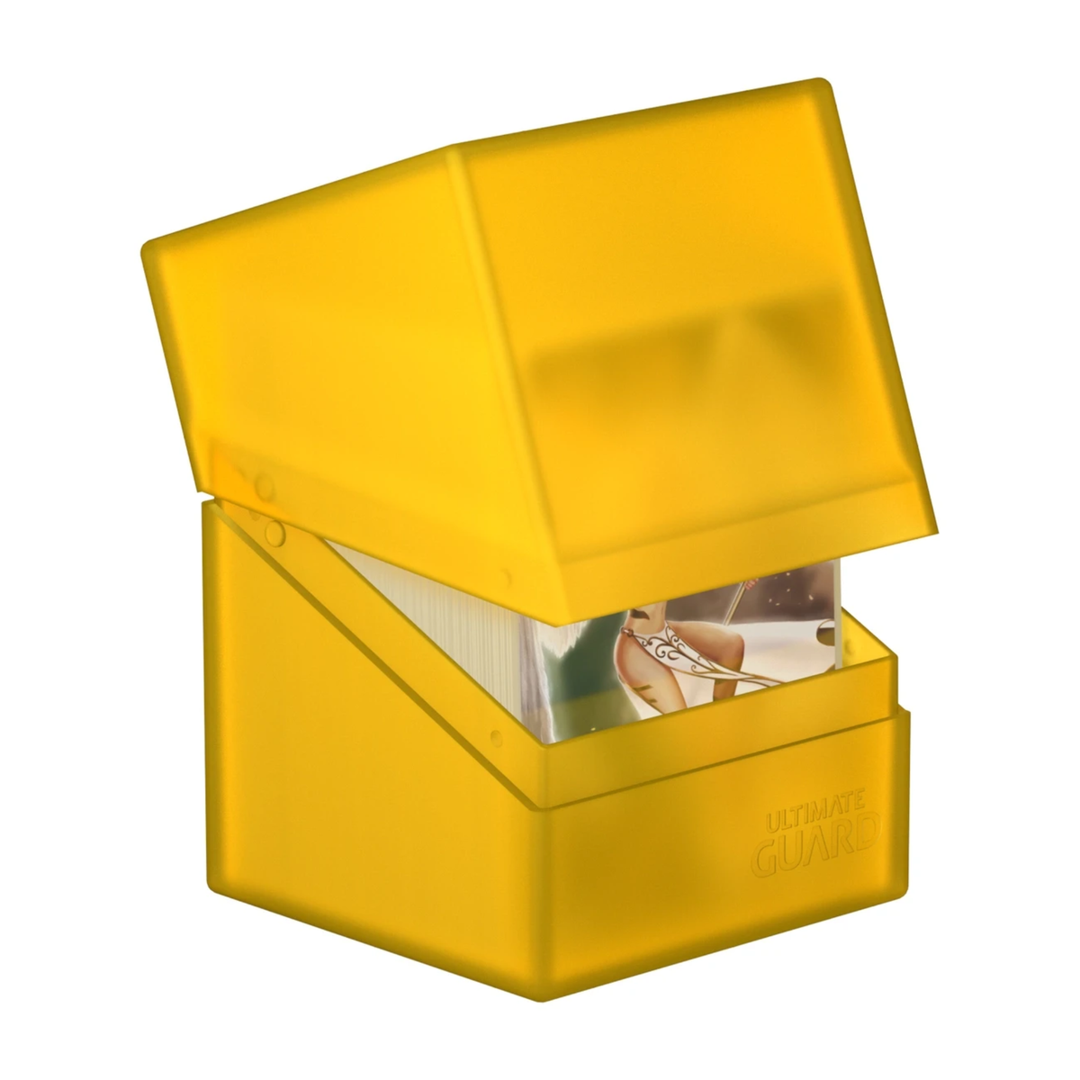 Ultimate Guard | Boulder | Deckbox - 100+ Standard - Amber