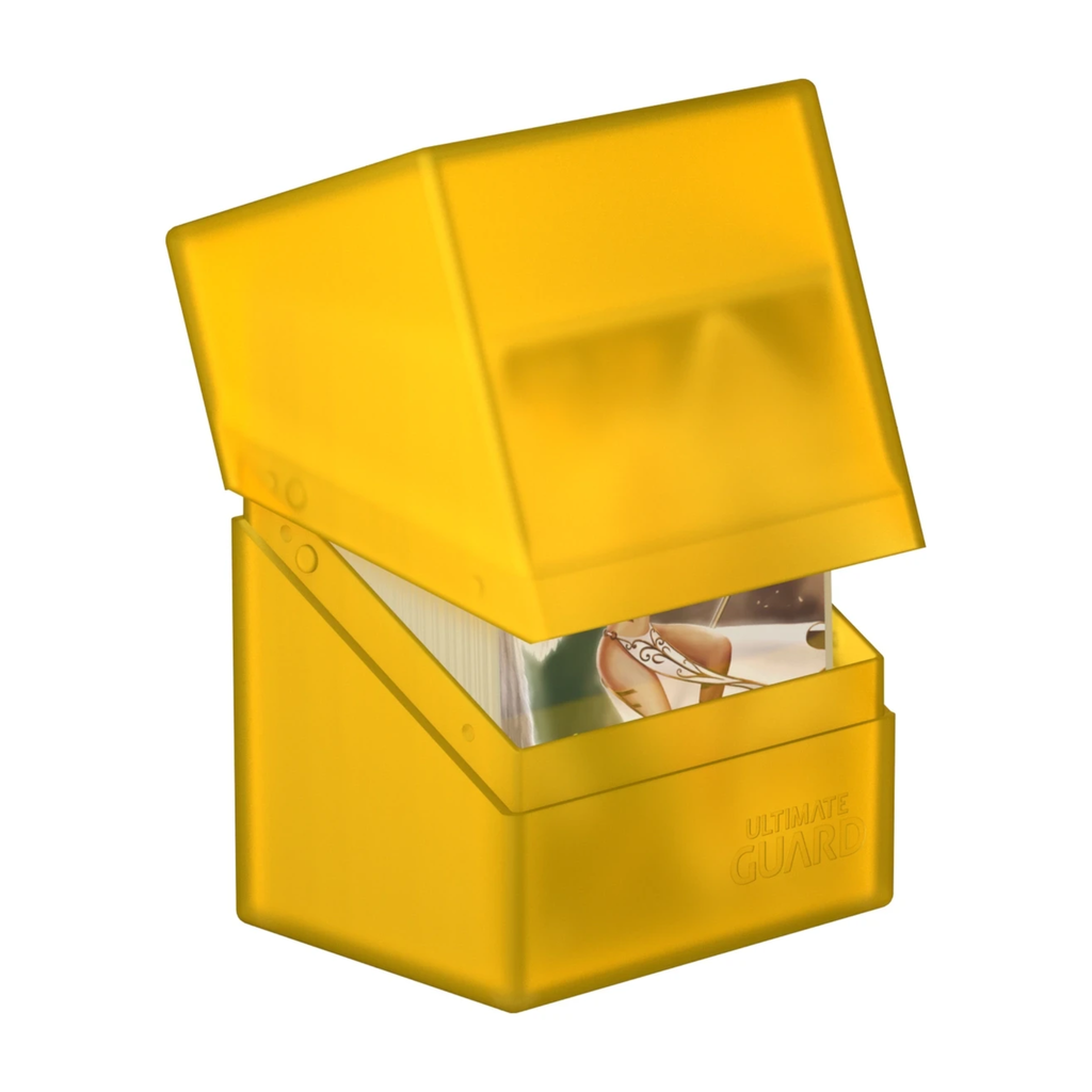 Ultimate Guard | Boulder | Deckbox - 80+ Standard - Amber