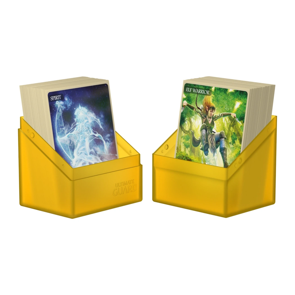 Ultimate Guard | Boulder | Deckbox - 80+ Standard - Amber