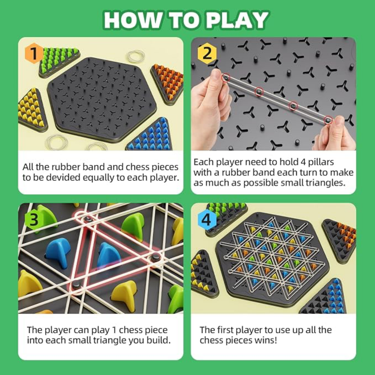 Rubber Band Geometry Chess