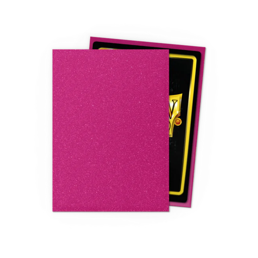 Dragon Shield | Sleeves - Matte Sparkles Pink Sapphire
