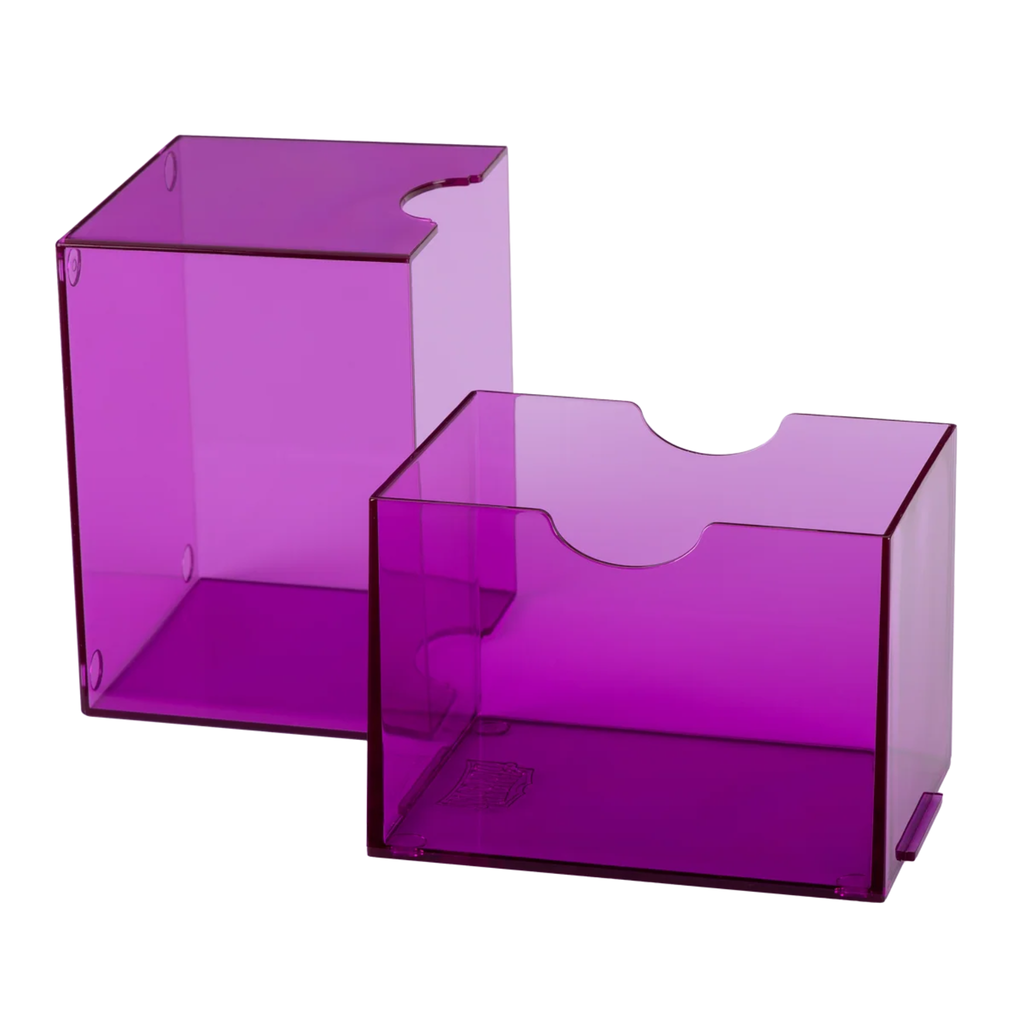 Dragon Shield | Deckbox - 100+ Strongbox - Clear Purple