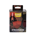 Dragon Shield | Deckbox - 100+ Strongbox - Clear Red