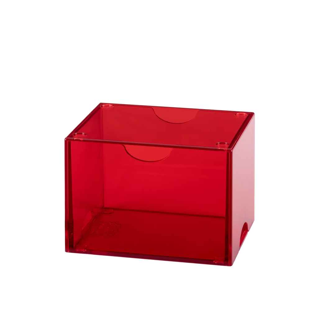 Dragon Shield | Deckbox - 100+ Strongbox - Clear Red