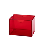 Dragon Shield | Deckbox - 100+ Strongbox - Clear Red