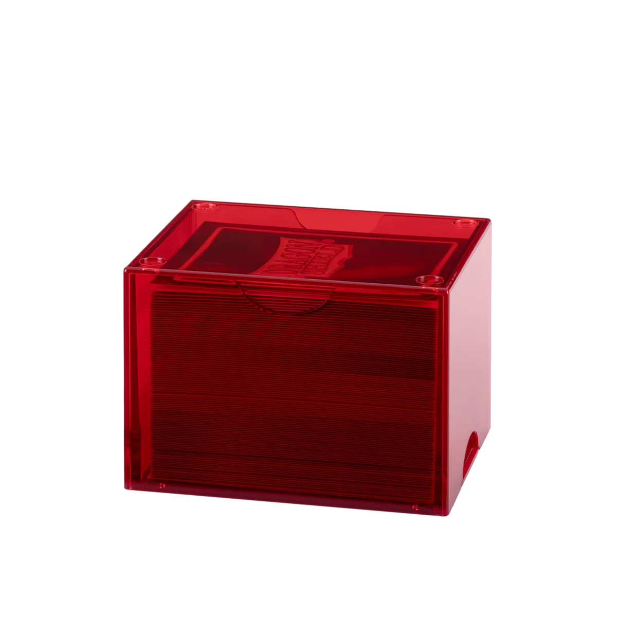 Dragon Shield | Deckbox - 100+ Strongbox - Clear Red