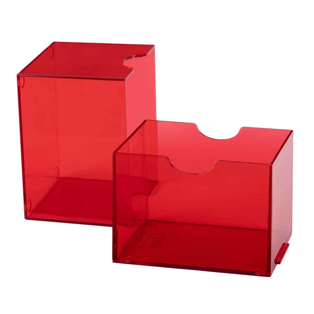 Dragon Shield | Deckbox - 100+ Strongbox - Clear Red