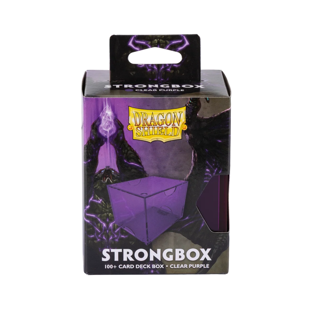Dragon Shield | Deckbox - 100+ Strongbox - Clear Purple