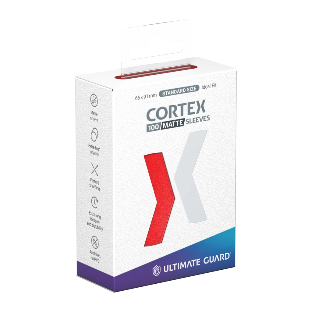 Ultimate Guard | Cortex | Sleeves - Matte Red